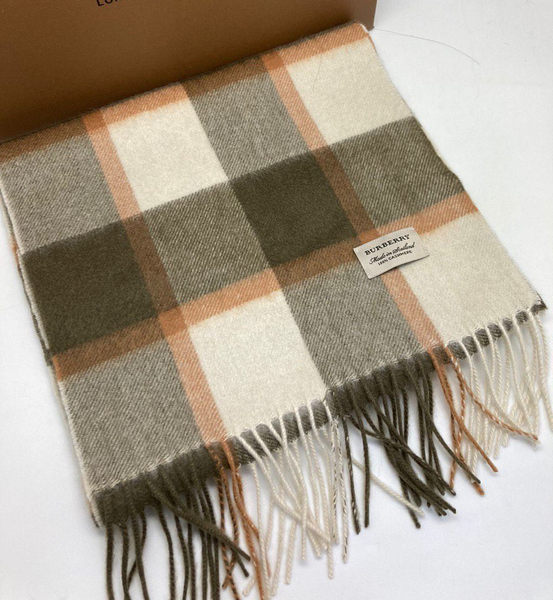 Мужской шарф Burberry мужской белый 54172