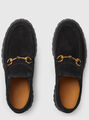 Ботинки Gucci женский замша черный 136767-5