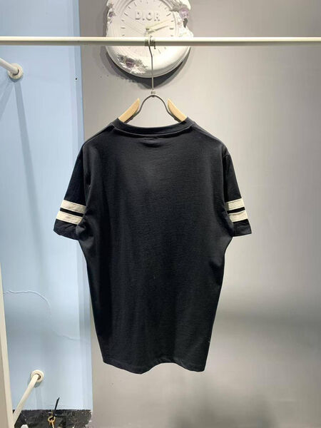 Мужская футболка Saint Laurent мужской черный 174525-2