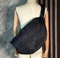 Мужская сумка слинг Balenciaga мужской нейлон черный,серебристый 151523