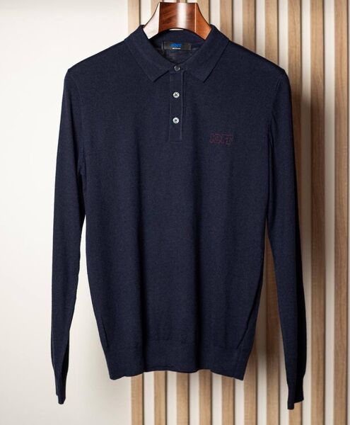 Мужское поло Kiton мужской синий 163508
