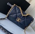 Сумка Chanel (26 см) женский кожа синий 73548-1