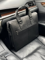 Мужской портфель Montblanc мужской кожа черный 52096-3