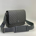 Мужская сумка мессенджер Gucci мужской канва графитовый 147906-1