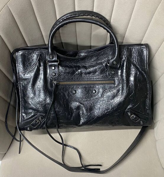 Сумка Balenciaga женский кожа черный 200109