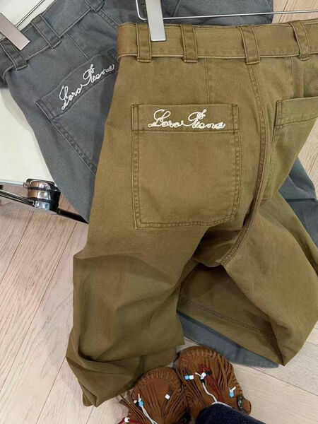 Брюки Loro Piana женский болотный 185236-2