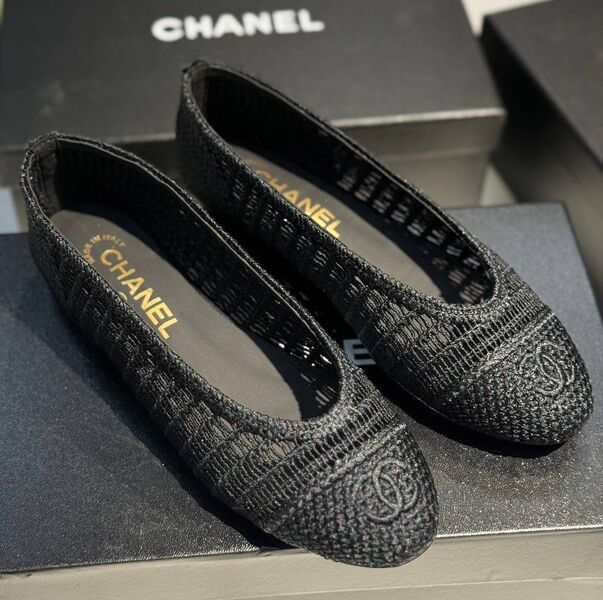 Балетки Chanel женский черный 187872