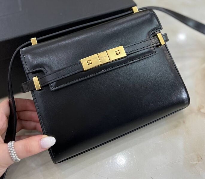 Сумка Saint Laurent женский кожа черный 143333