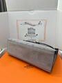Сумка Hermèskelly Pochette женский замша графитовый 155750-6
