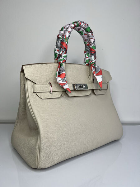 Сумка Hermès Birkin 30 женский кожа бежевый 140087-2
