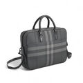 Мужской портфель Burberry мужской текстиль графитовый 115317-3