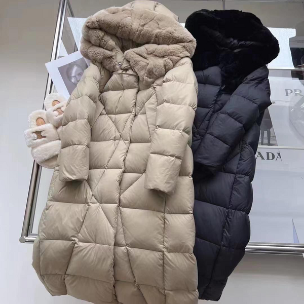 Пуховик Burberry женский бежевый 62452-2