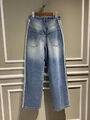 Джинсы Balenciaga женский джинса бирюзовый 101288-2