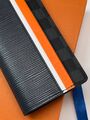 Мужской купюрник Louis Vuitton мужской кожа черный 51905-4