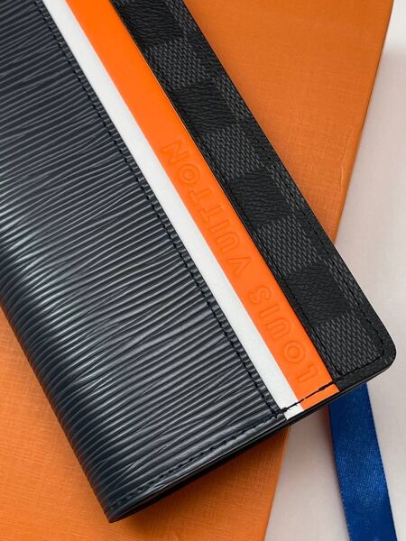 Мужской купюрник Louis Vuitton мужской кожа черный 51905-4