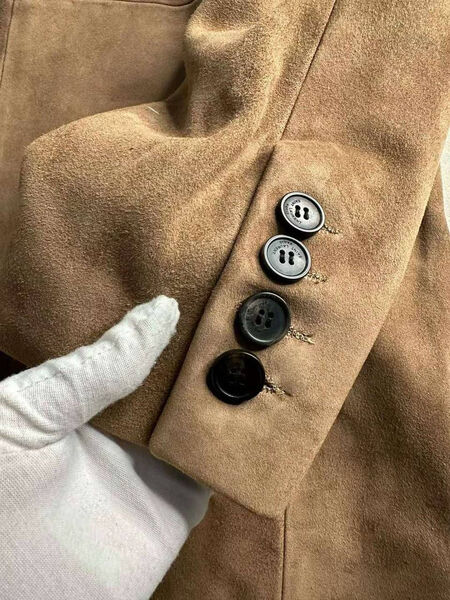 Куртка Saint Laurent женский замша 159401-8