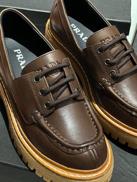 Лоферы Prada женский кожа 160749-2