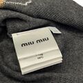 Поло Miu Miu женский вязаная ткань графитовый 163446-4