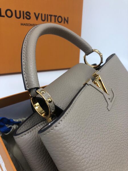 Сумка Louis Vuitton Capucines женский кожа 76634-2