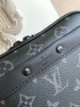 Мужская сумка мессенджер Louis Vuitton мужской кожа черный 200796-5