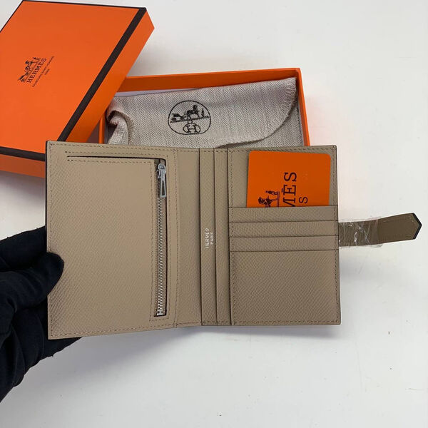 Кошелек Hermès женский кожа бежевый 103065-2