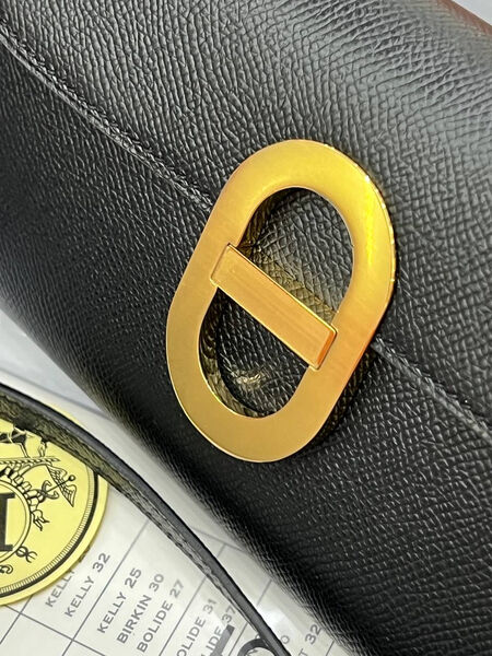 Сумка Hermèschaine D'ancre Wallet To Go женский кожа черный 131448-3