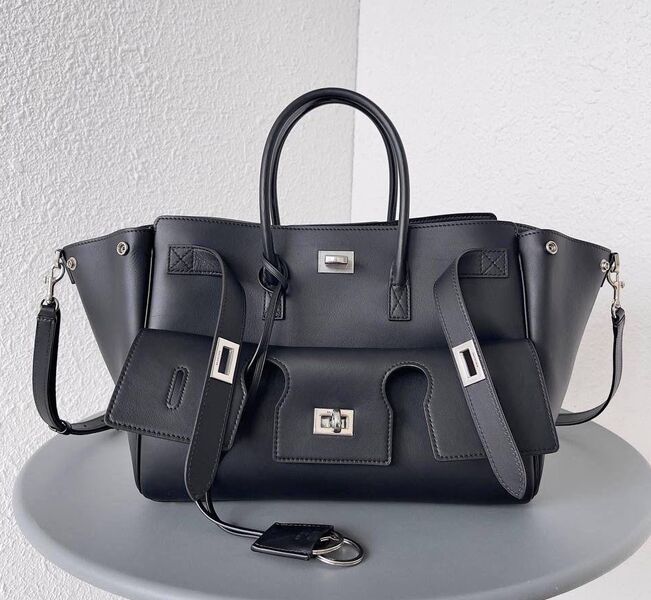 Сумка Balenciaga женский кожа черный 166919