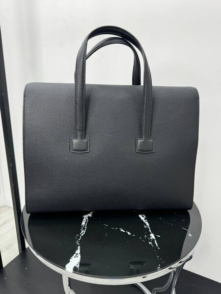Мужской портфель Loro Piana мужской кожа черный 193645