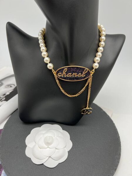 Чокер Chanel белый 175578