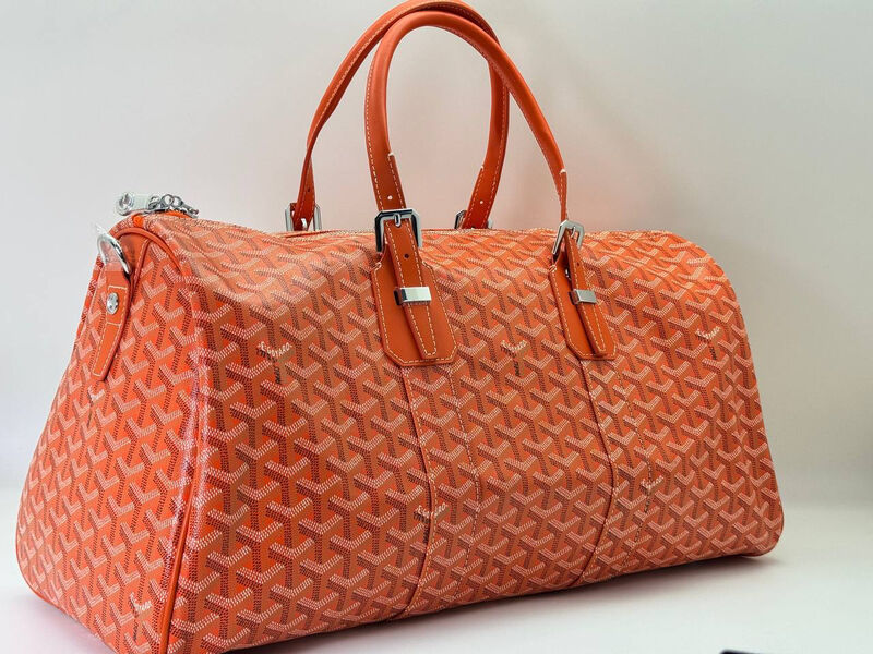 Дорожная сумка Goyard женский кожа оранжевый 189583
