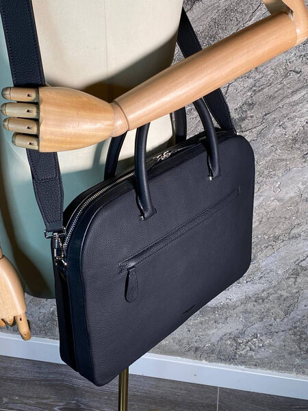 Мужской портфель Burberry мужской кожа черный 111552-8