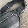 Мужская сумка слинг Burberry мужской кожа графитовый 156144-5
