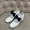 Туфли Chanel женский кожа белый 137111-2