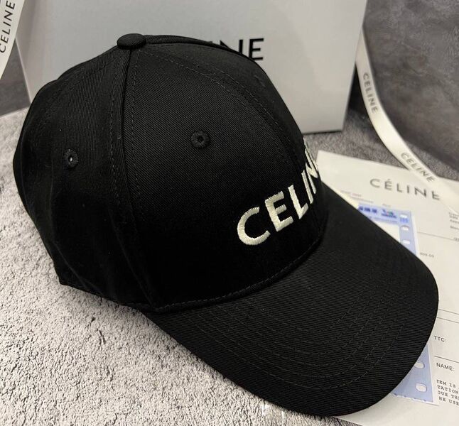 Кепка Celine женский текстиль черный 112320