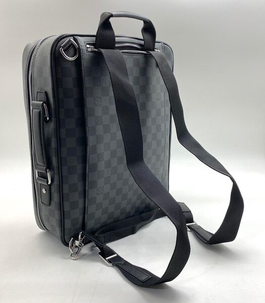 Мужской портфель-рюкзак Louis Vuitton мужской канва графитовый 65378-2