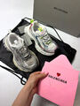 Кроссовки Balenciaga женский кожа графитовый 112077-5