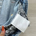 Джинсы Chanel женский джинса бирюзовый 197915-6