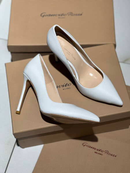 Туфли Gianvito Rossi женский кожа белый 80058-2