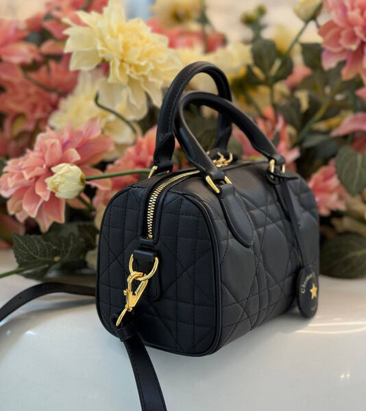 Сумка Christian Dior женский кожа черный 187547-4