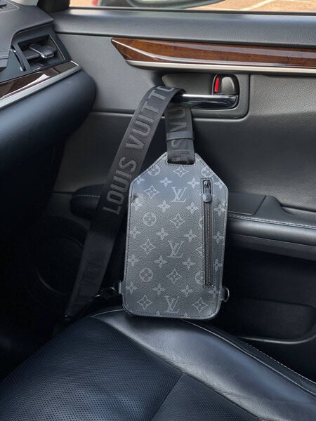 Мужская сумка слинг Louis Vuitton мужской кожа черный 105253-4