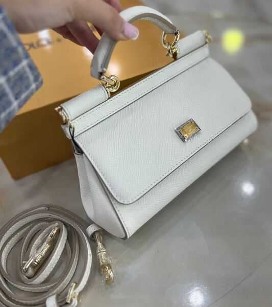 Сумка Dolce & Gabbana женский кожа белый 161448