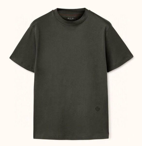 Мужская футболка Loro Piana мужской болотный 182596