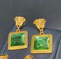Серьги Versace болотный 70842-1