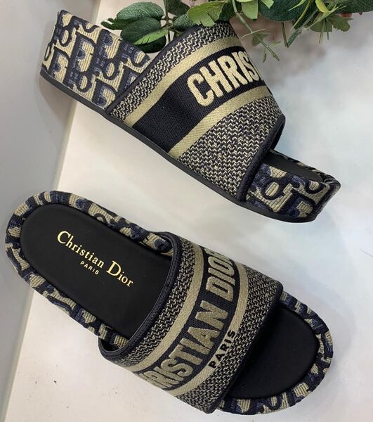 Шлепки Dior женский черный 88434