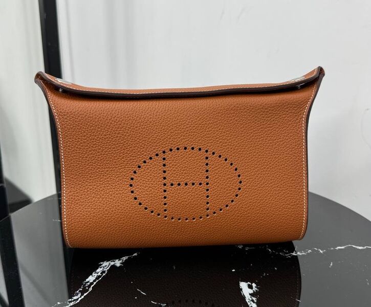 Мужская сумка мессенджер Hermès мужской кожа бежевый 195553