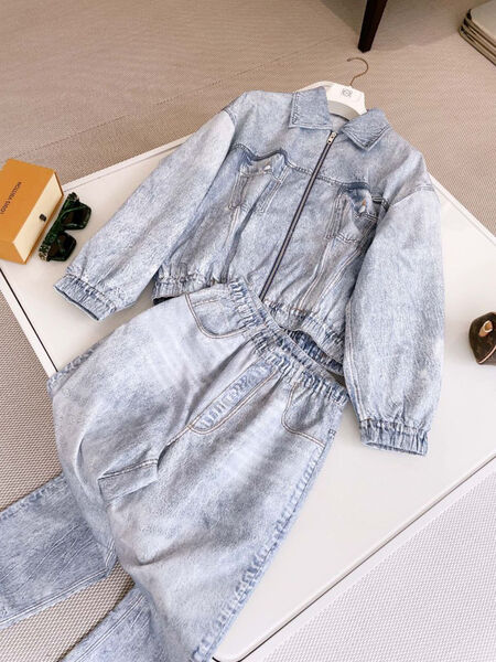 Костюм Alexander Wang женский джинса бирюзовый 152298-3