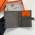 Кошелек Hermès женский кожа графитовый 103062-2