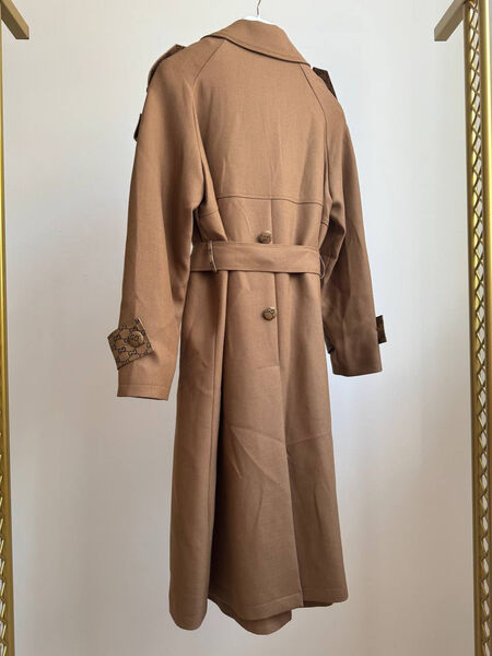 Плащ Gucci женский бежевый 157211-4