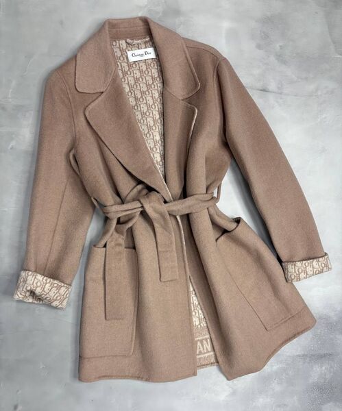 Пальто Christian Dior женский бежевый 201456