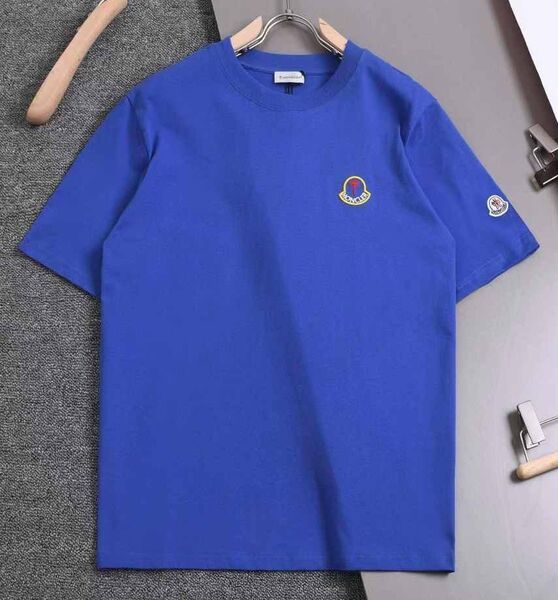 Мужская футболка Moncler мужской синий 172518